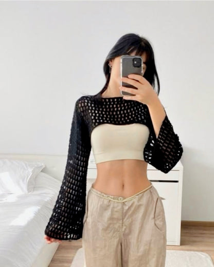 Open-Knit Sweater