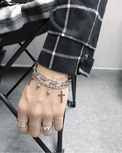 Silver Pierce Bracelet