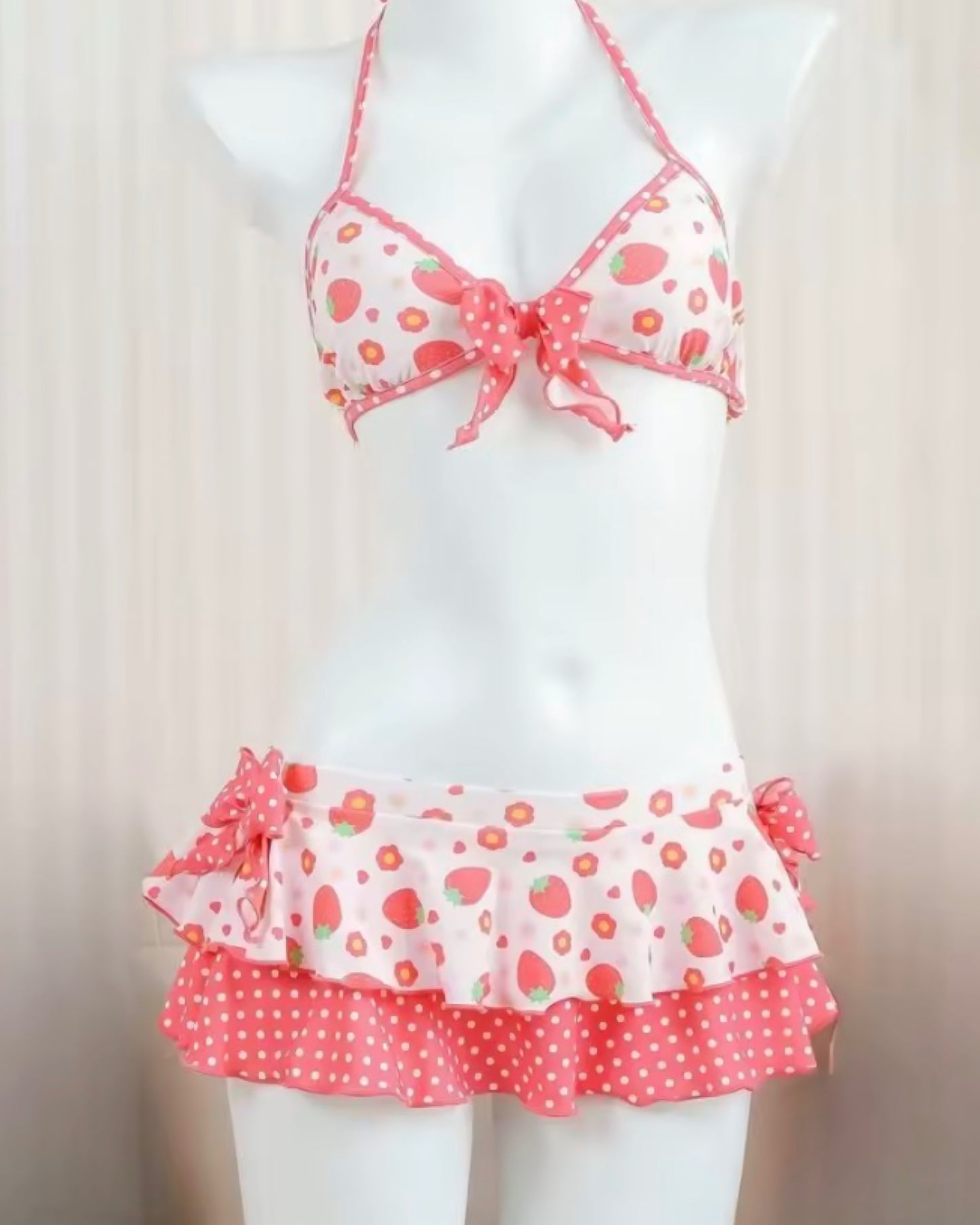 Strawberry  Kawaii Bikini