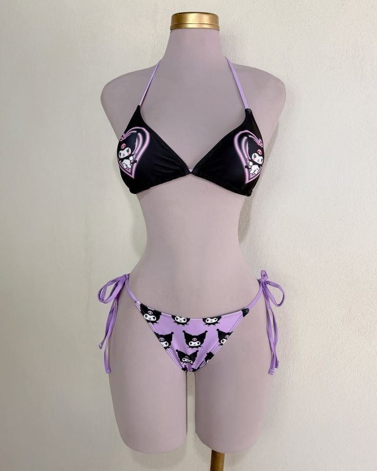 Kuromi Purple Bikini