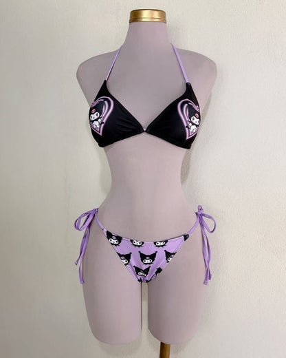 Kuromi Purple Bikini