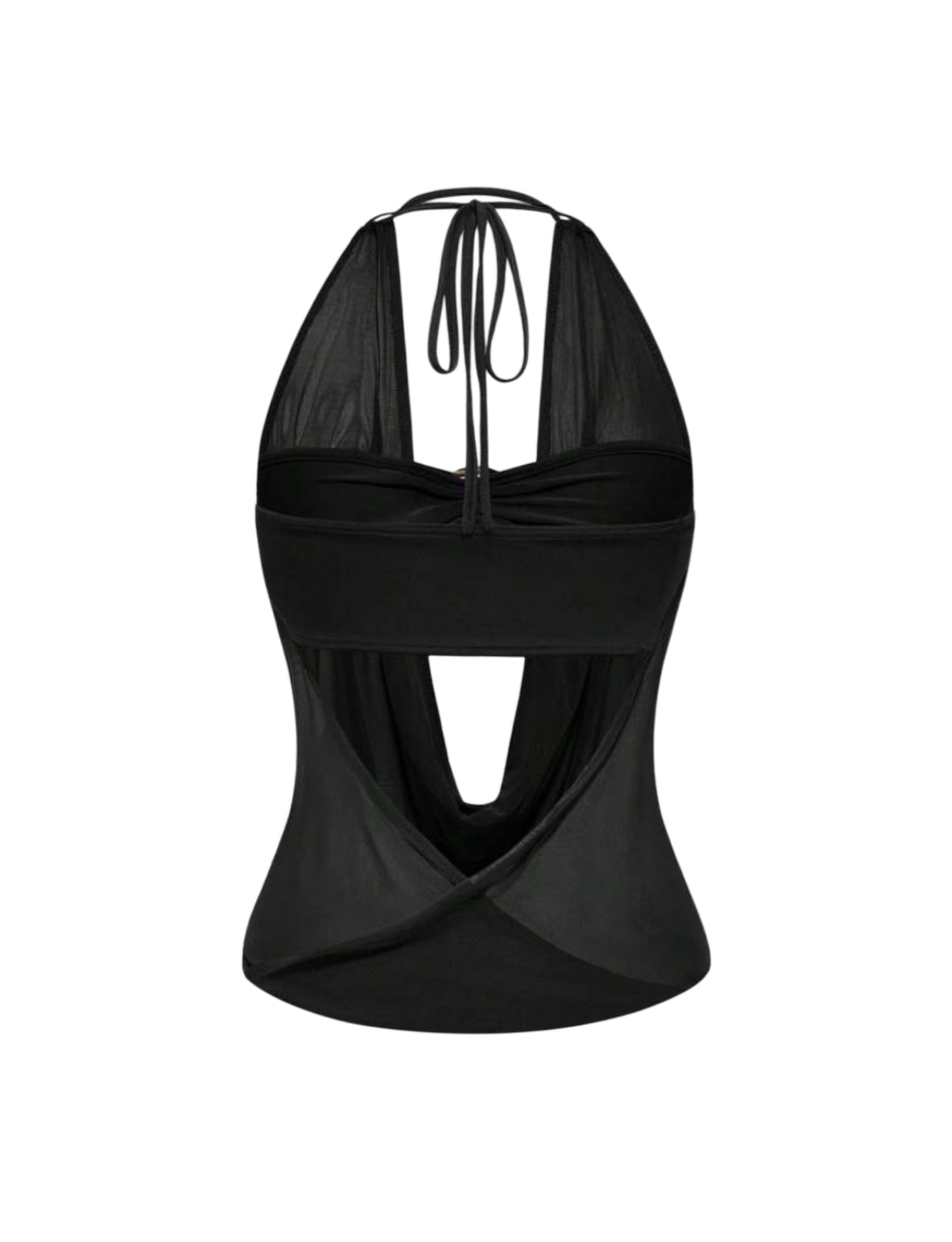 Black Halter Top