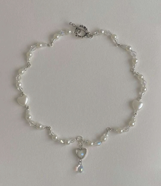 Pearl Heart Necklace