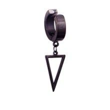 Stainless Steel Spade Earring