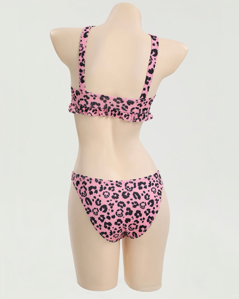 Pink Leopard Bikini