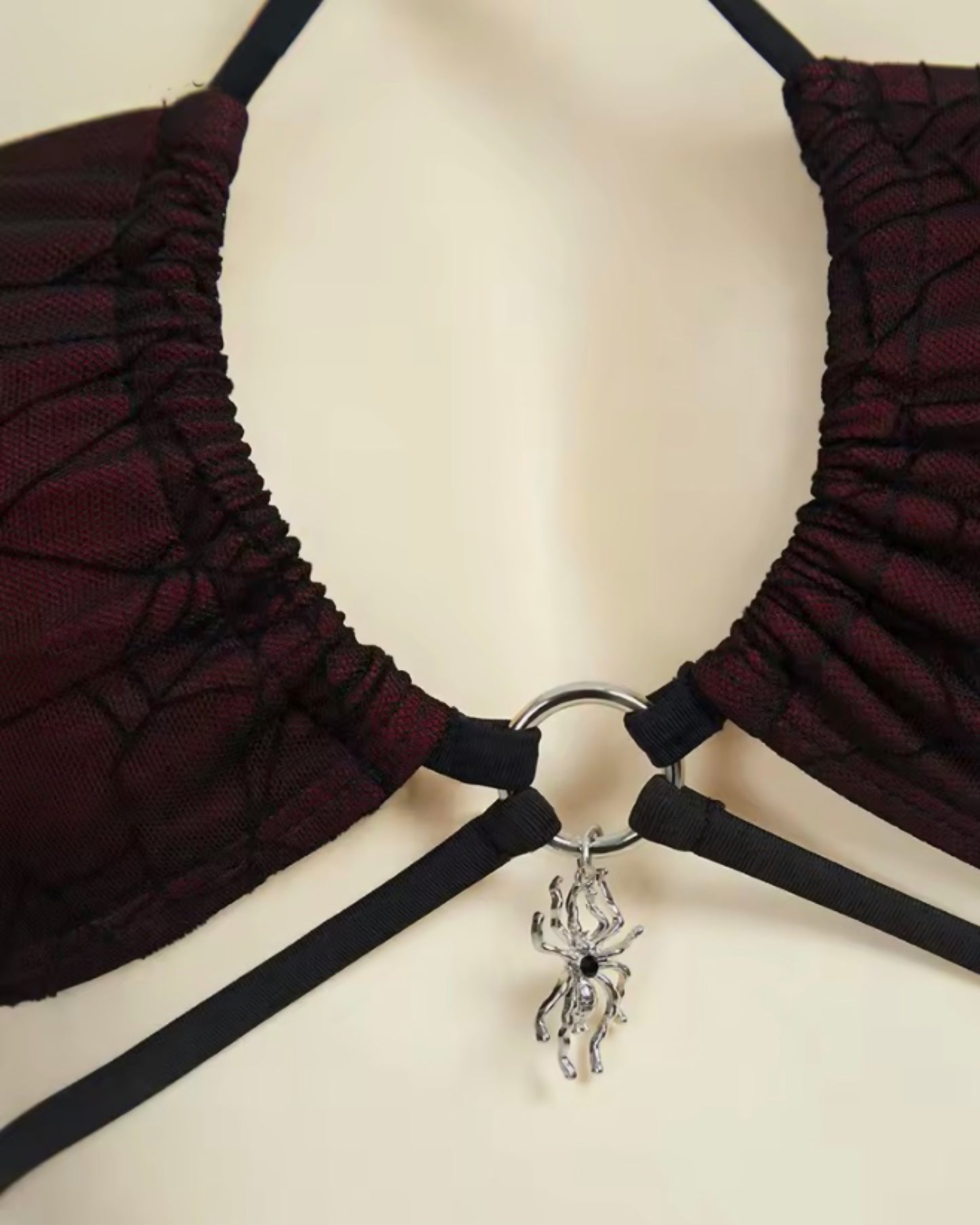 Crimson Web Bikini