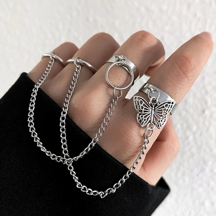 Skull Ring Set