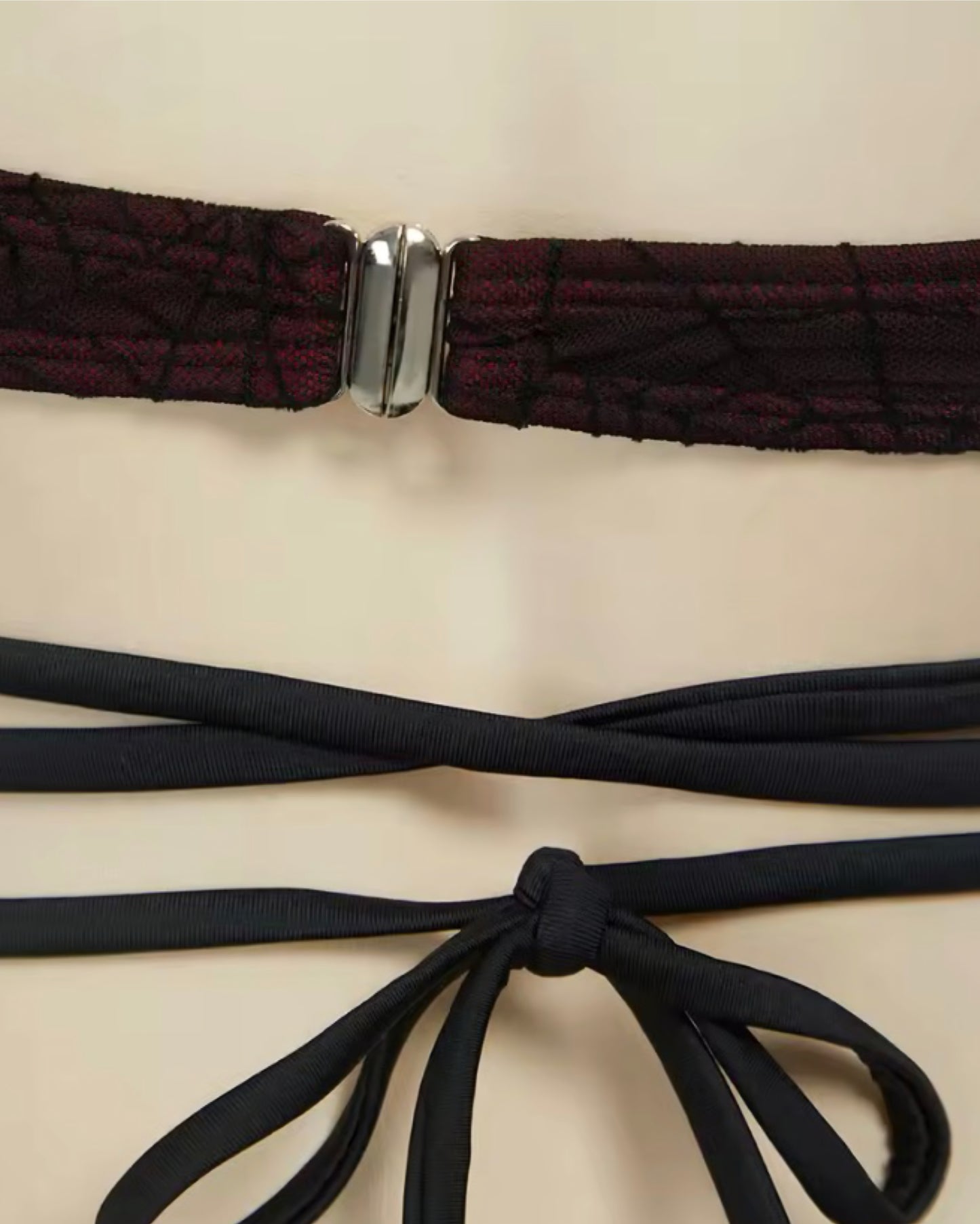Crimson Web Bikini