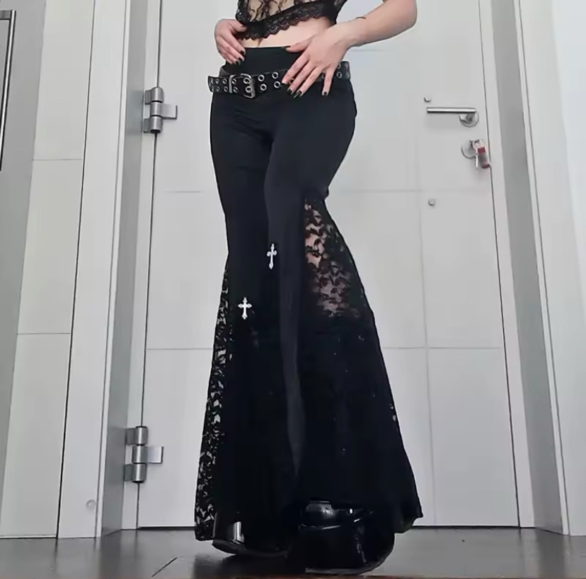 Poison Lace  Flare Pants