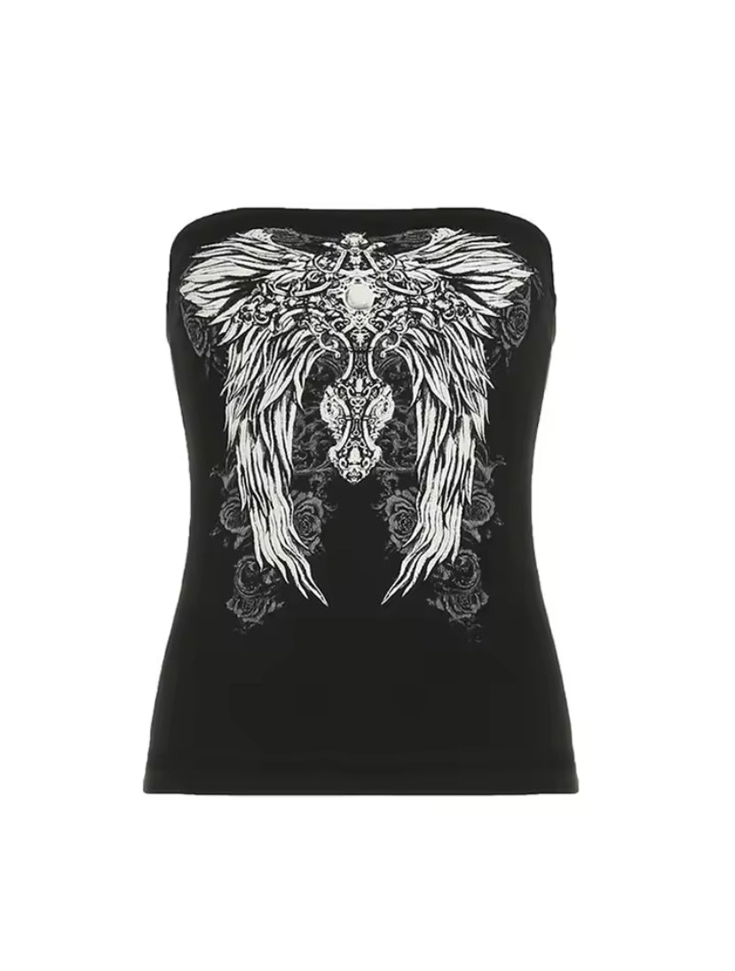 Dark Wing Tube Top