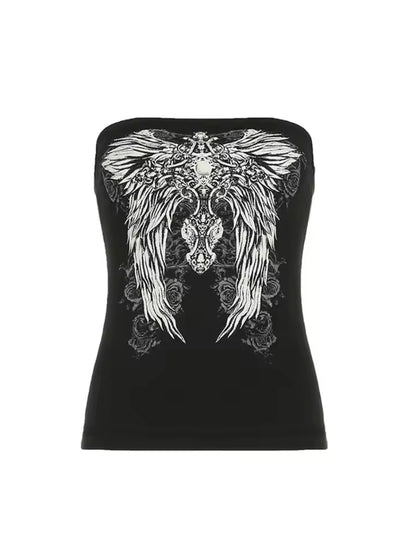 Dark Wing Tube Top