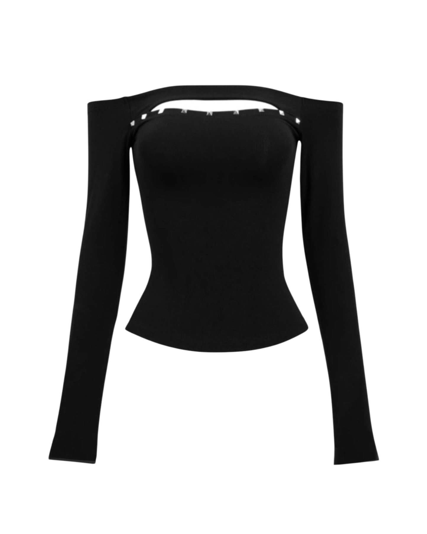 Stud Detail Long Sleeve