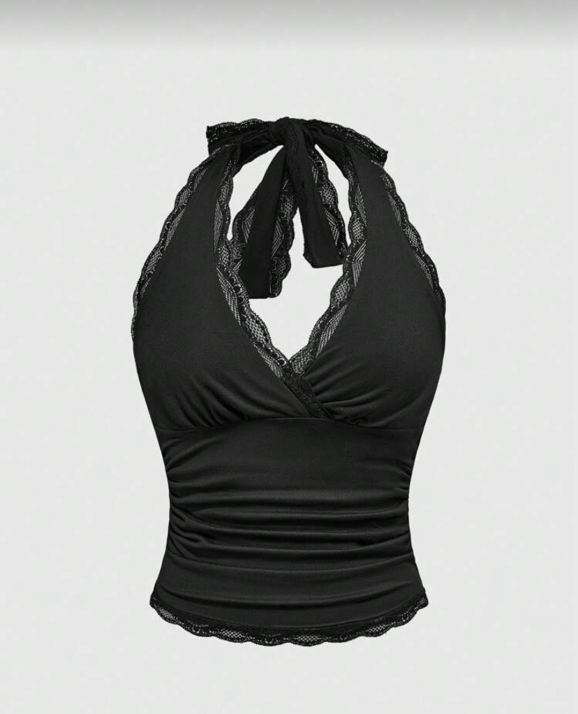 Lace Halter Top