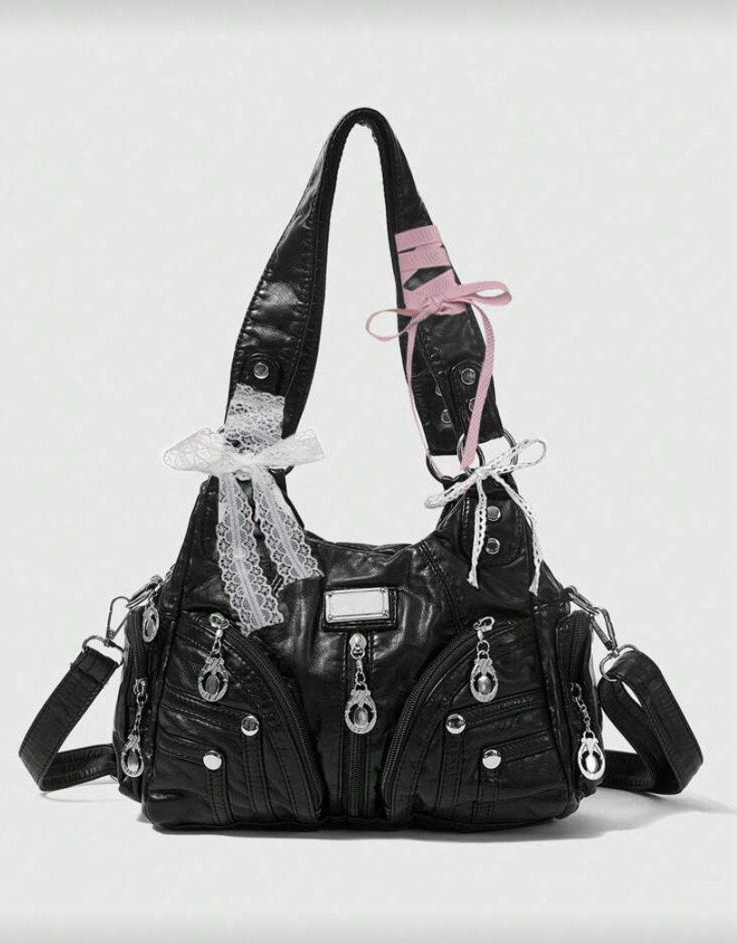 Bow Leather Bag