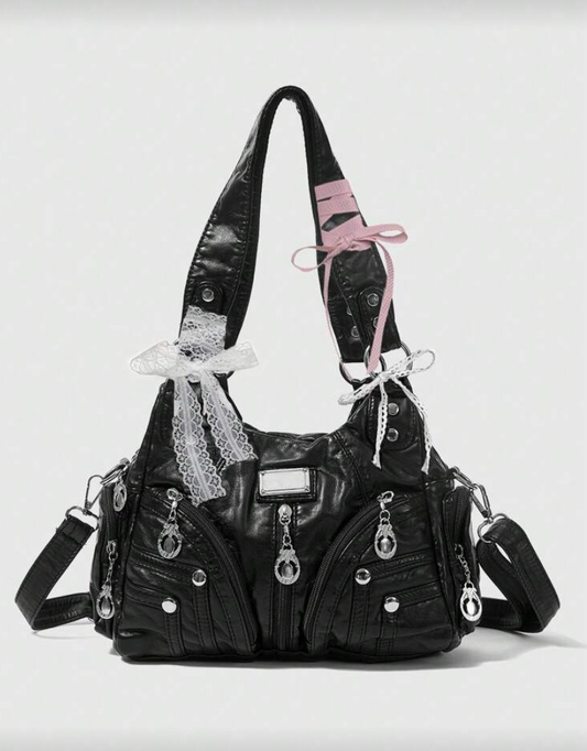 Bow Leather Bag