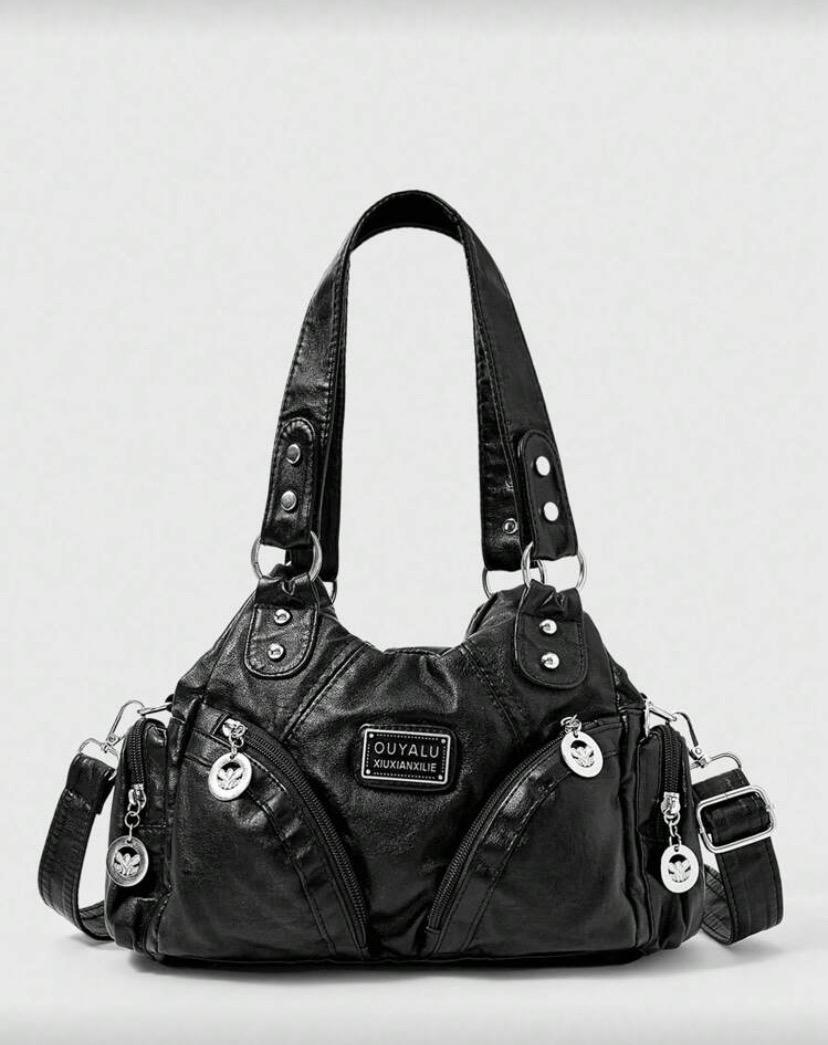 Lace Leather Bag