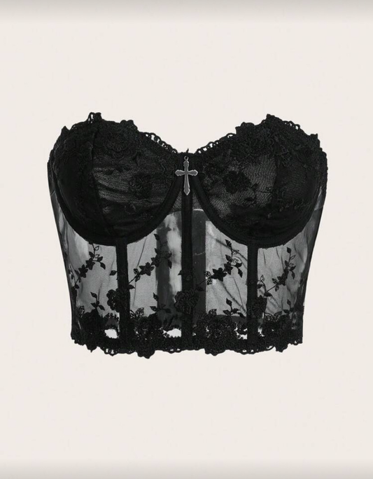 Floral Corset Top