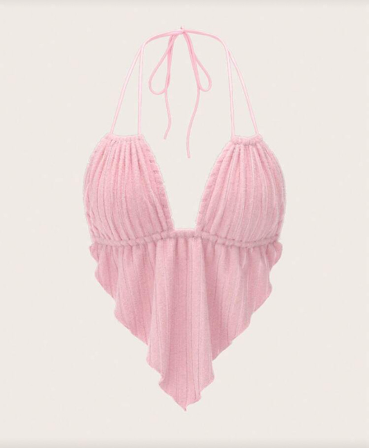 Pink Halter Top
