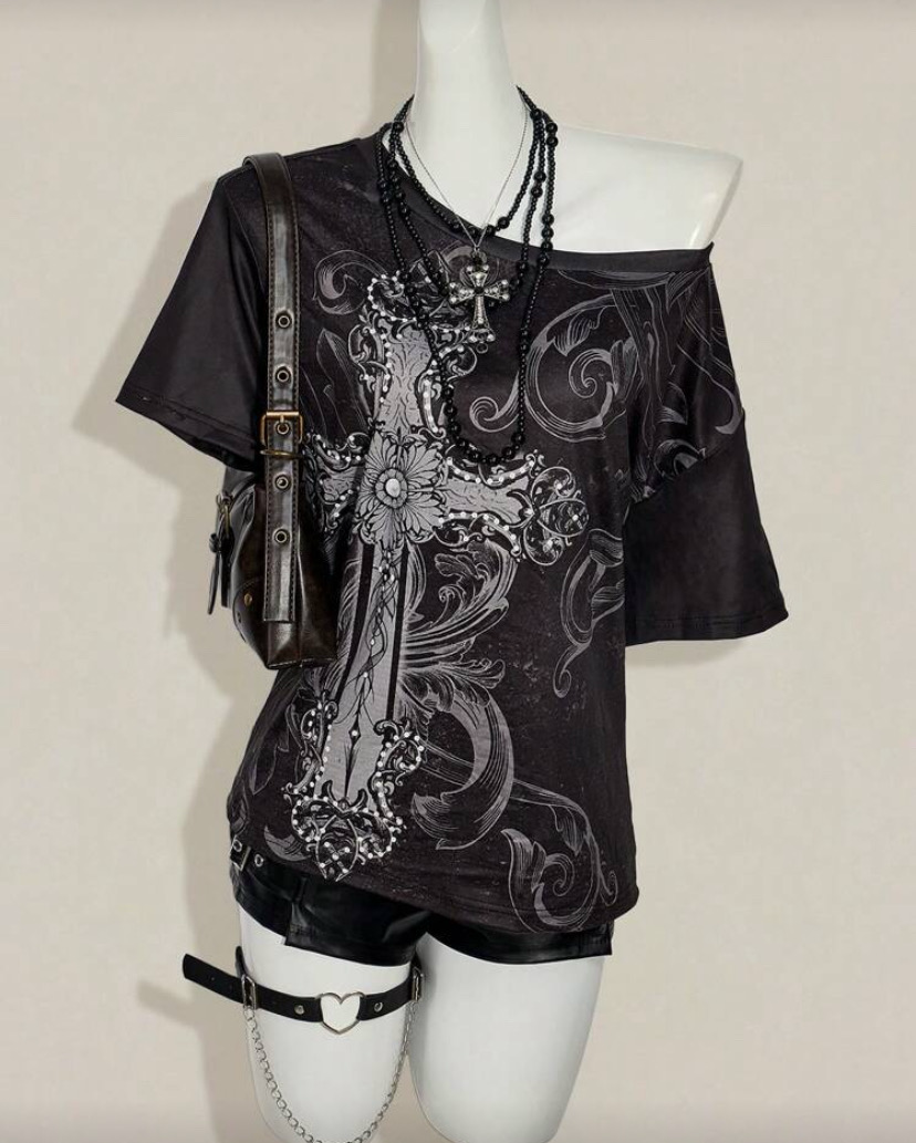 Cross Off-Shoulder Top