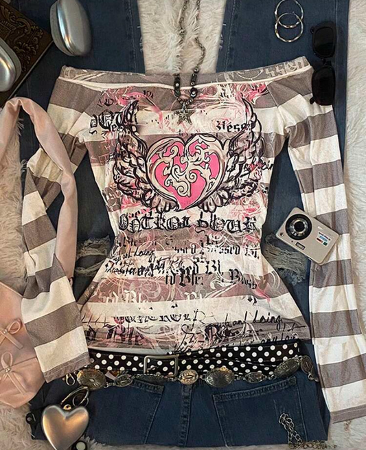 Y2K Pink Top