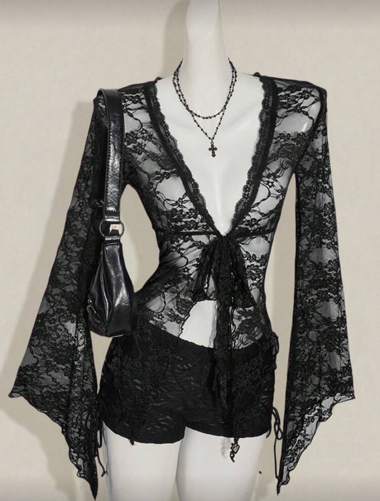Mesh Black Cami
