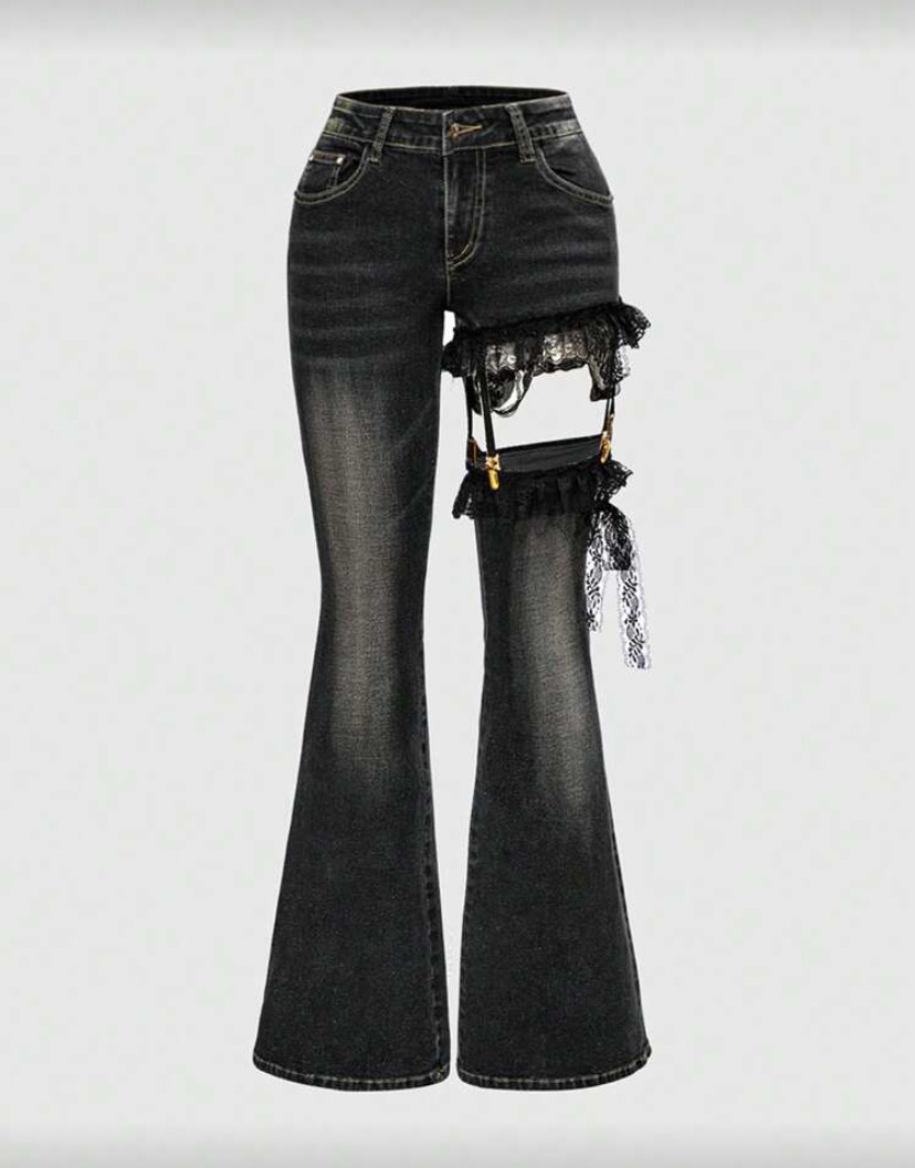 Lace Jirai Kei Jeans