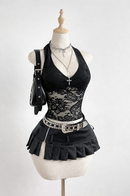 Mesh Halter Top