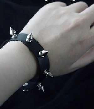 Rivet Spiked Bracelet