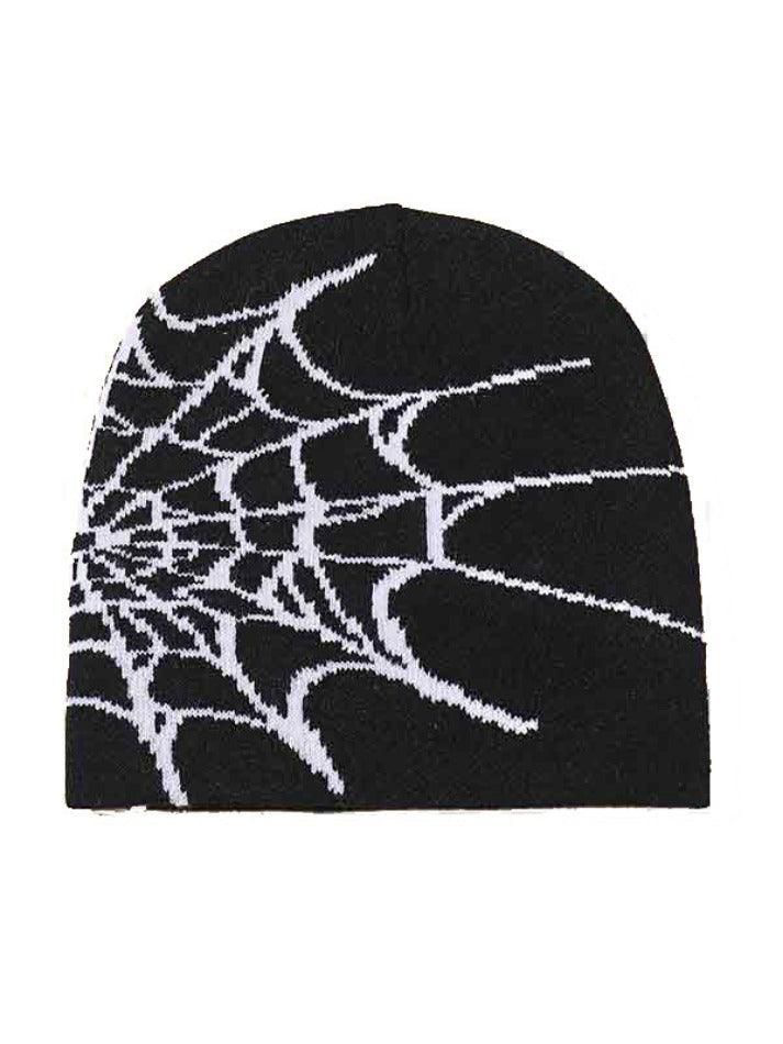 Spider web beanie
