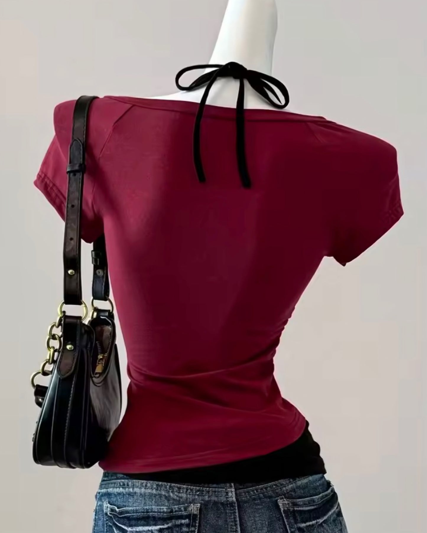 Red Void Halter Top