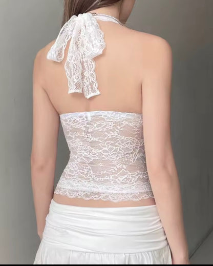 Lace Halter Top
