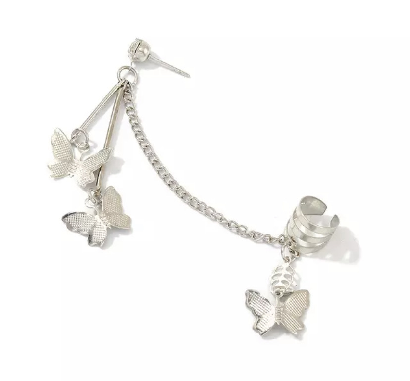 Butterfly Cuff Earrings