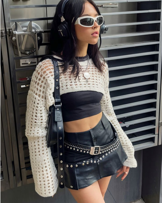 Open-Knit Sweater