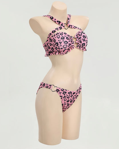 Pink Leopard Bikini