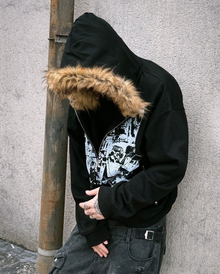 Dissociate Fur Hoodie