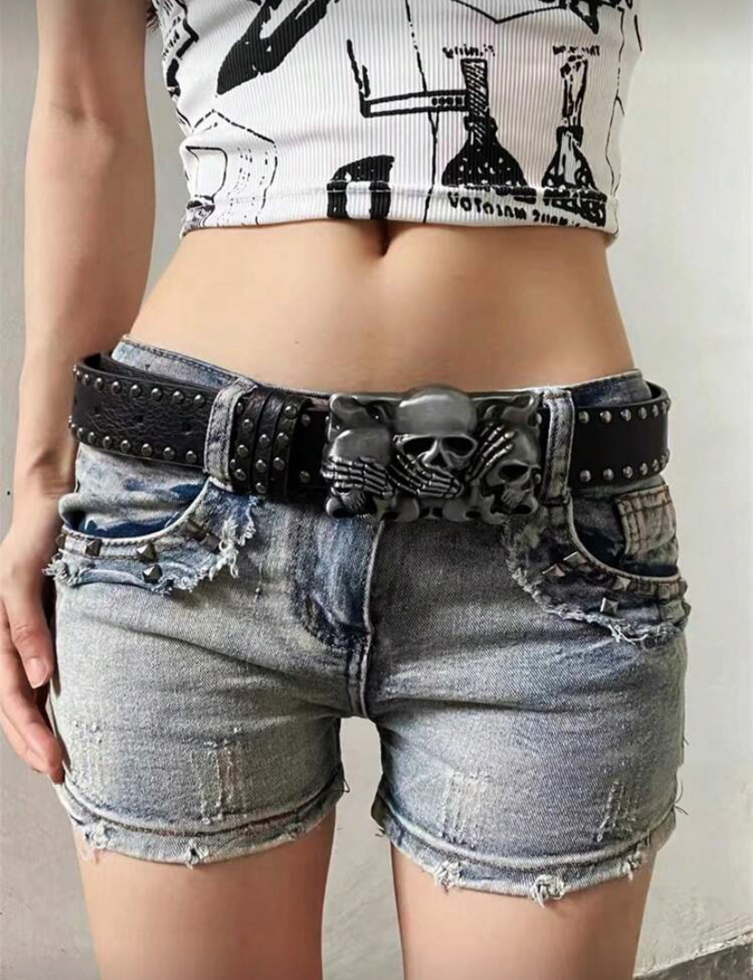 Skull Cross Belt