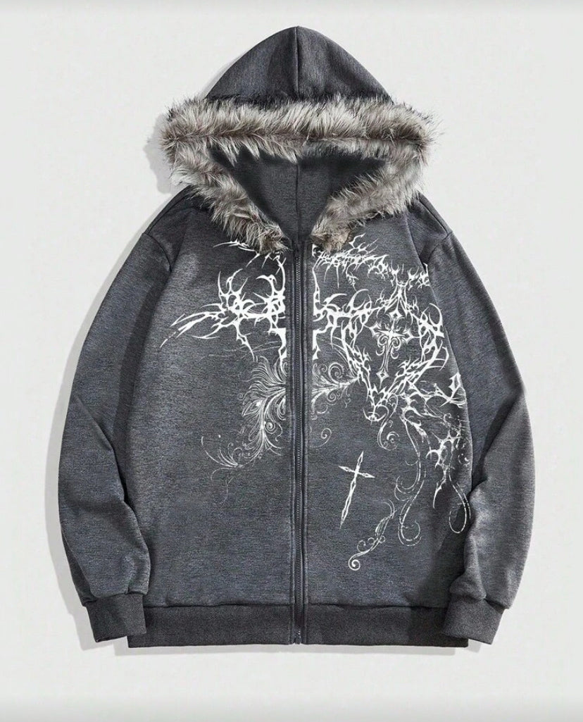 Winter Grey Hoodie