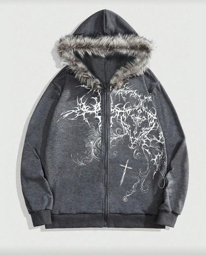 Winter Grey Hoodie