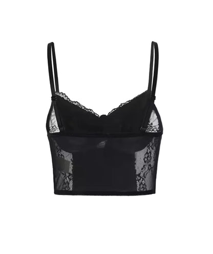 Lace Cross Corset Top