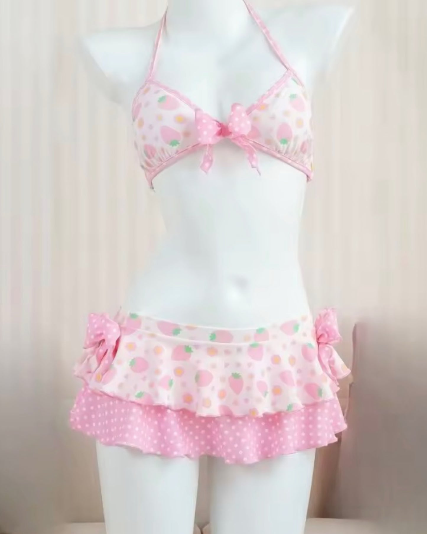 Strawberry  Kawaii Bikini