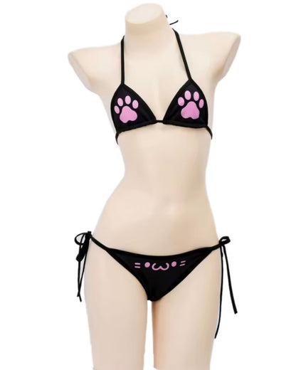 Meow Bikini Set