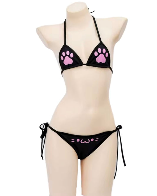 Meow Bikini Set